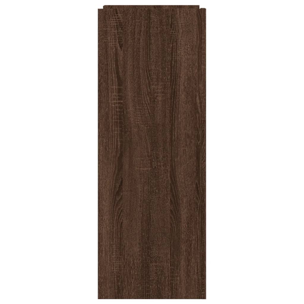 Schoenenkast 74,5x37,5x100 cm bewerkt hout bruin eikenkleurig is nu te koop bij PeponiXL, paradijselijk wonen!