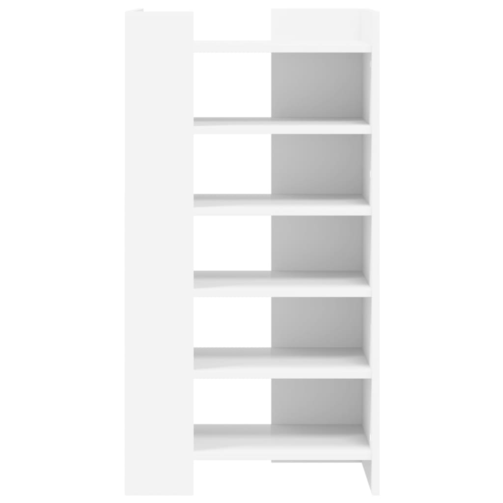 Schoenenkast 52x37,5x100 cm bewerkt hout wit is nu te koop bij PeponiXL, paradijselijk wonen!