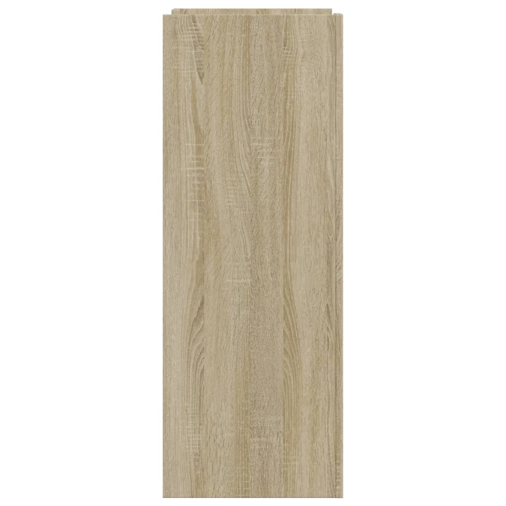 Schoenenkast 52x37,5x100 cm bewerkt hout sonoma eikenkleurig is nu te koop bij PeponiXL, paradijselijk wonen!