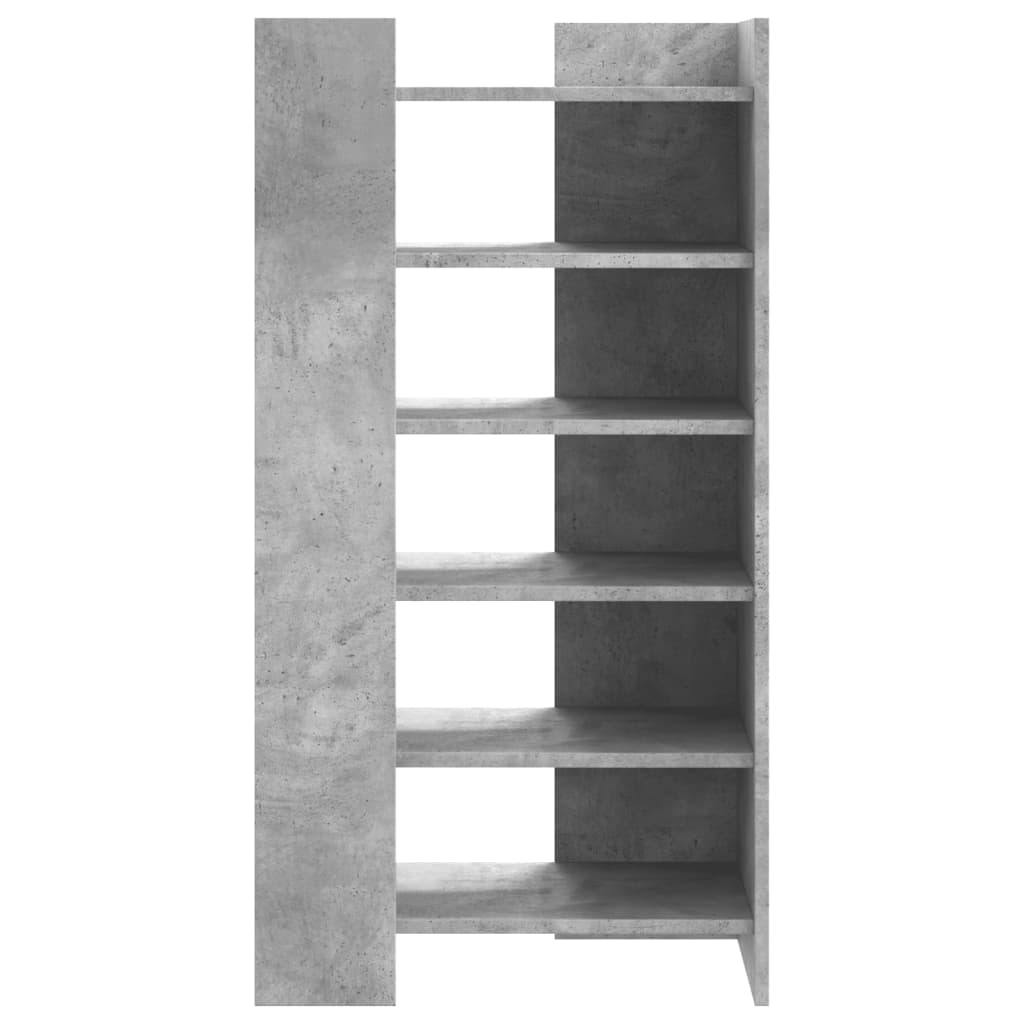 Schoenenkast 52x37,5x100 cm bewerkt hout betongrijs is nu te koop bij PeponiXL, paradijselijk wonen!