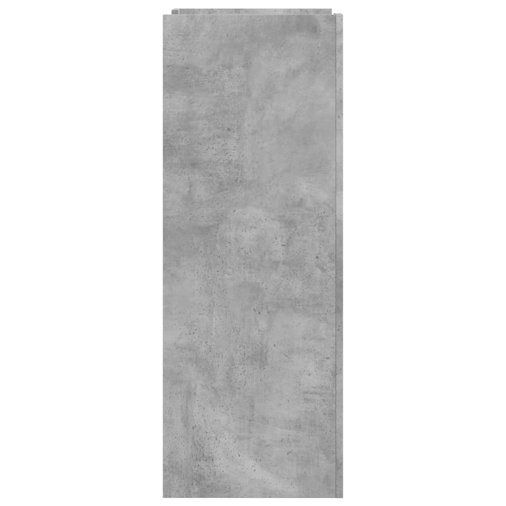 Schoenenkast 52x37,5x100 cm bewerkt hout betongrijs is nu te koop bij PeponiXL, paradijselijk wonen!