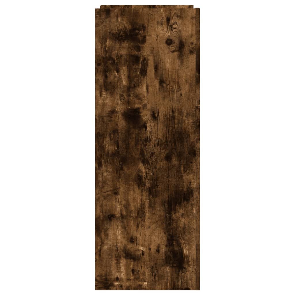 Schoenenkast 52x37,5x100 cm bewerkt hout gerookt eikenkleurig is nu te koop bij PeponiXL, paradijselijk wonen!