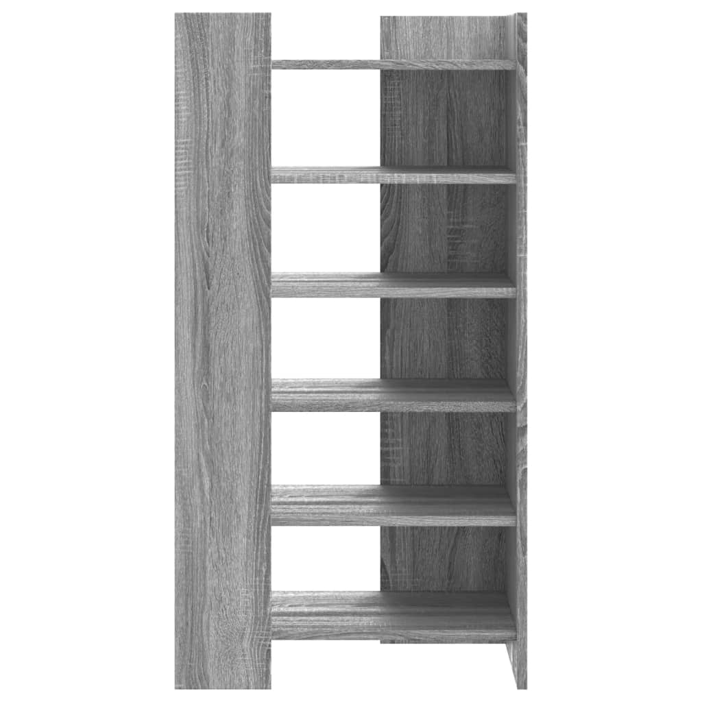 Schoenenkast 52x37,5x100 cm bewerkt hout grijs sonoma eiken is nu te koop bij PeponiXL, paradijselijk wonen!