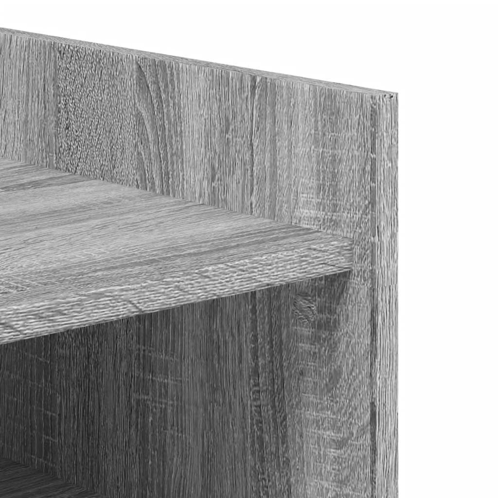 Schoenenkast 52x37,5x100 cm bewerkt hout grijs sonoma eiken is nu te koop bij PeponiXL, paradijselijk wonen!