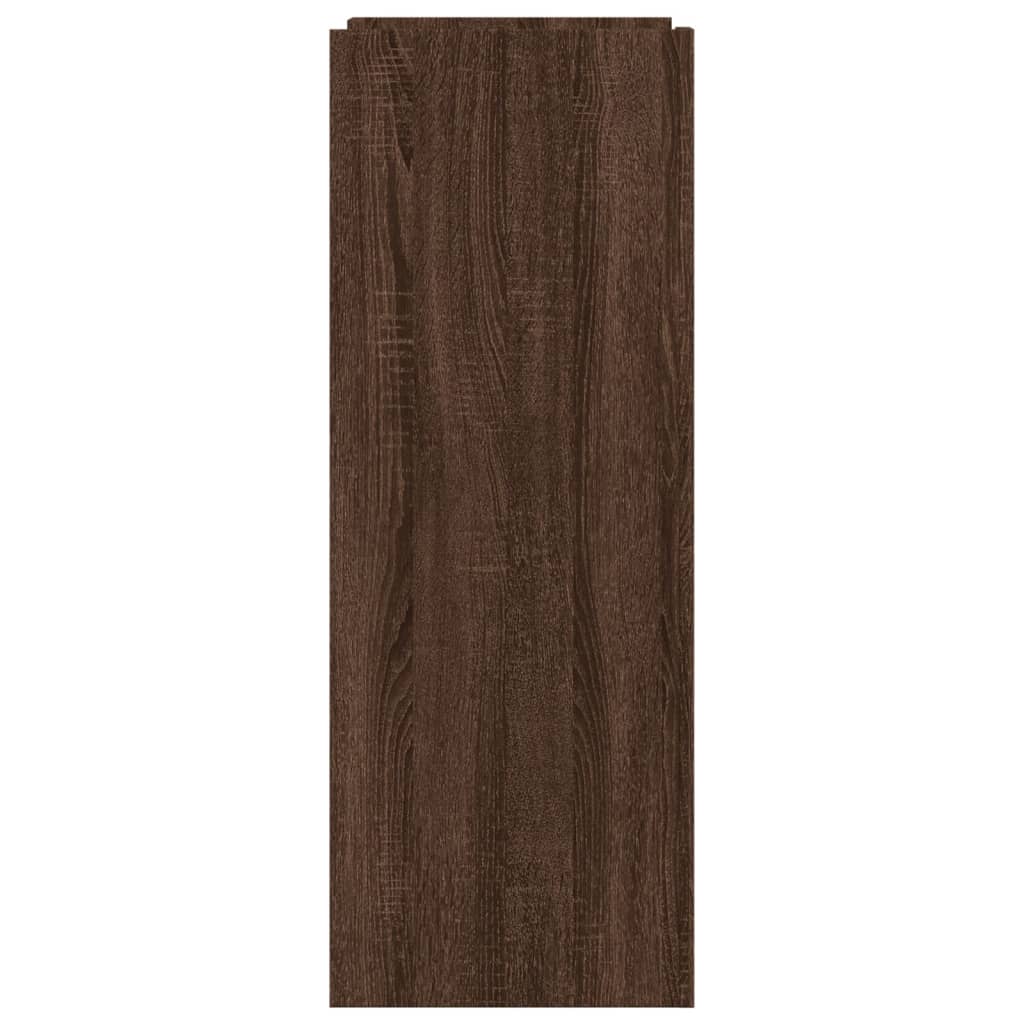 Schoenenkast 52x37,5x100 cm bewerkt hout bruin eikenkleurig is nu te koop bij PeponiXL, paradijselijk wonen!