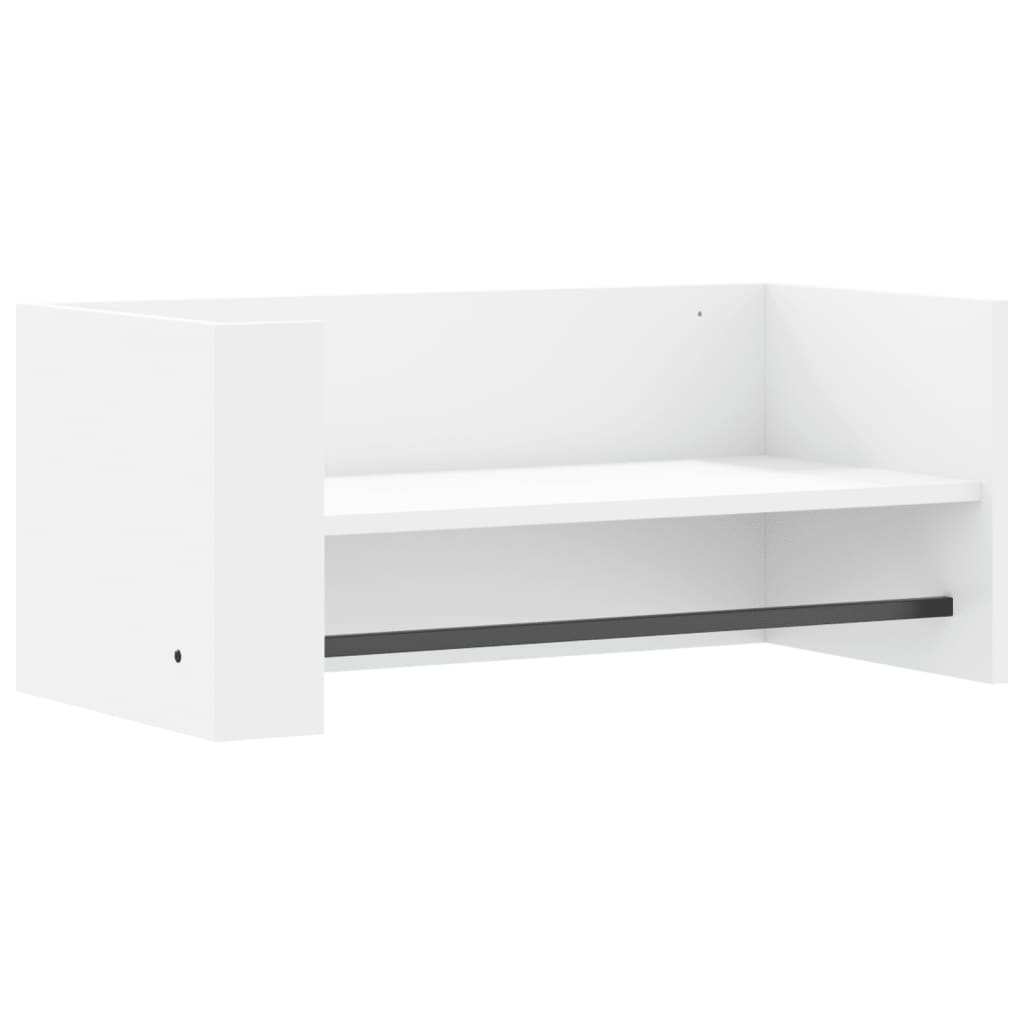 Wandschap 70,5x35x30,5 cm bewerkt hout wit is nu te koop bij PeponiXL, paradijselijk wonen!