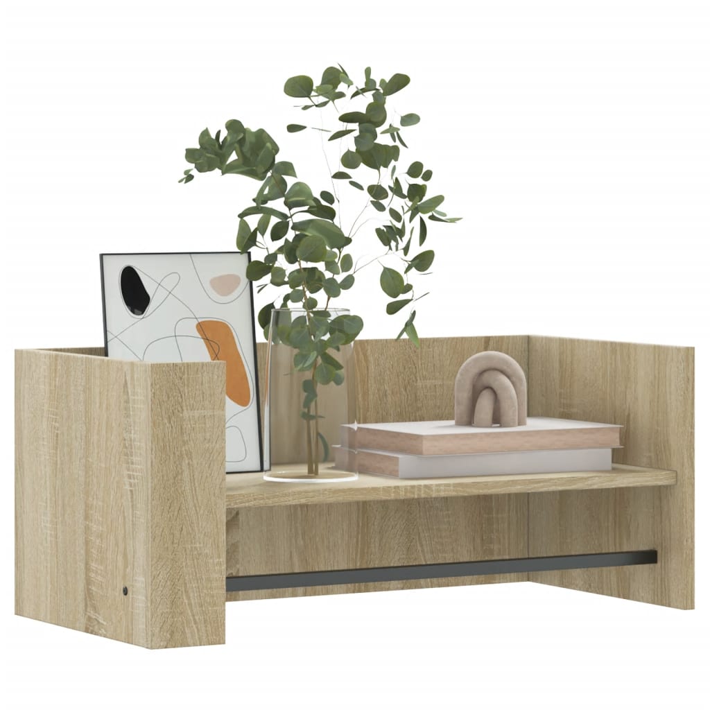 Wandschap 70,5x35x30,5 cm bewerkt hout sonoma eikenkleurig is nu te koop bij PeponiXL, paradijselijk wonen!