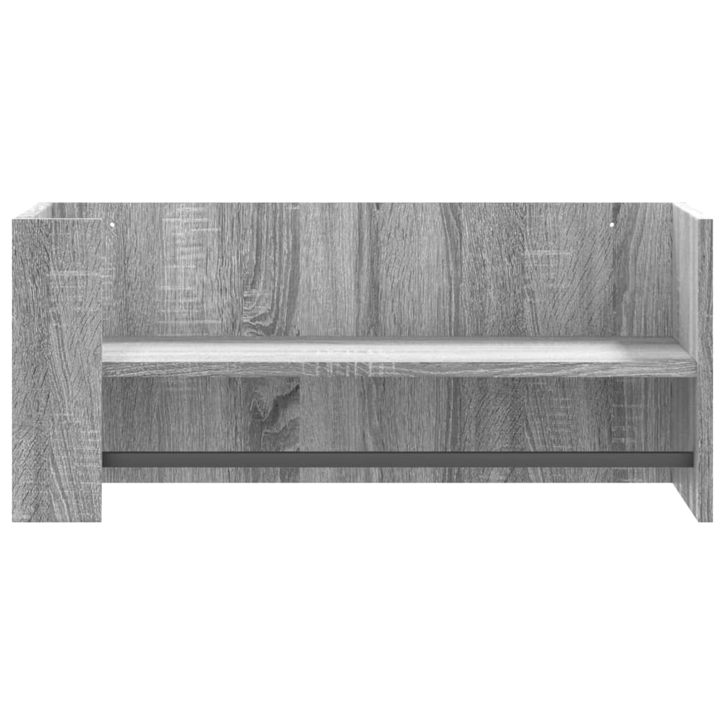 Wandschap 70,5x35x30,5cm bewerkt hout grijs sonoma eikenkleurig is nu te koop bij PeponiXL, paradijselijk wonen!
