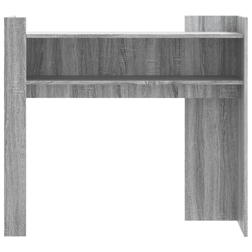 Wandtafel 100x35x90 cm bewerkt hout grijs sonoma eikenkleurig is nu te koop bij PeponiXL, paradijselijk wonen!