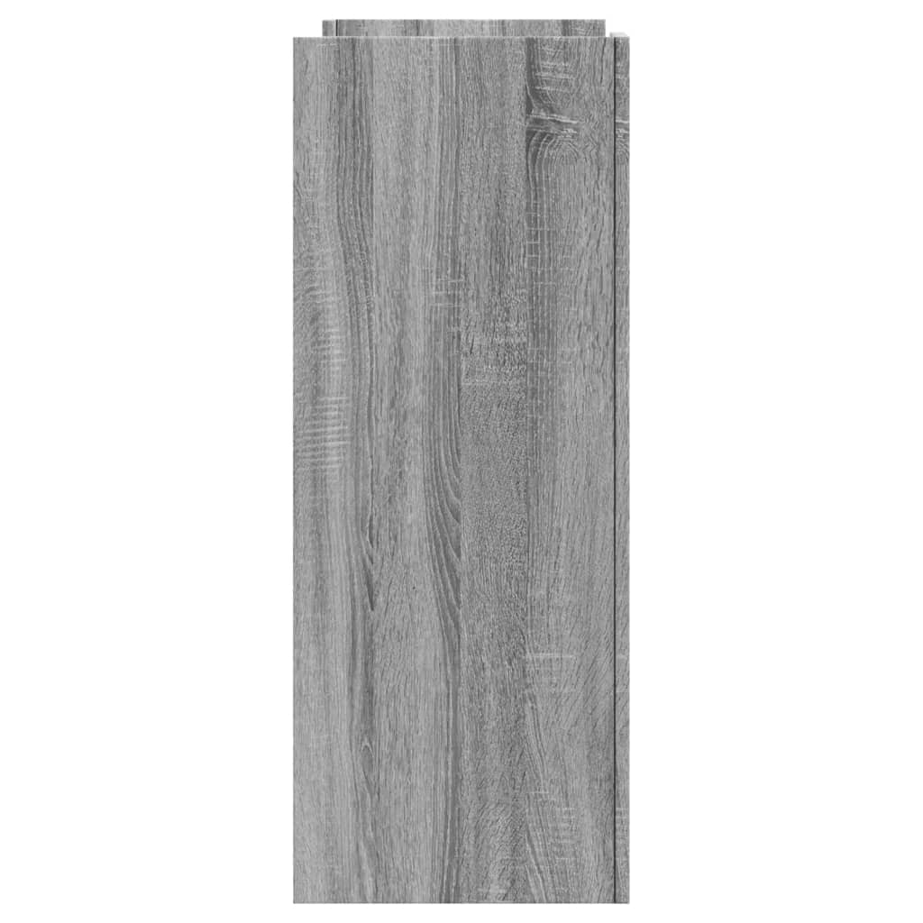 Wandtafel 100x35x90 cm bewerkt hout grijs sonoma eikenkleurig is nu te koop bij PeponiXL, paradijselijk wonen!