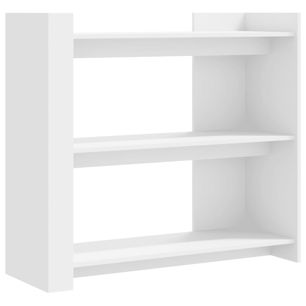 Wandtafel 100x35x90 cm bewerkt hout wit is nu te koop bij PeponiXL, paradijselijk wonen!