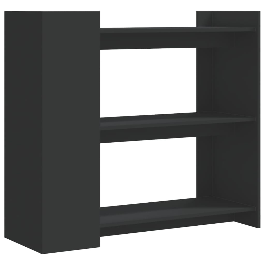 Wandtafel 100x35x90 cm bewerkt hout zwart is nu te koop bij PeponiXL, paradijselijk wonen!