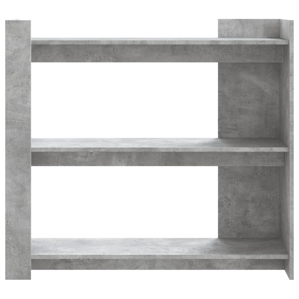 Wandtafel 100x35x90 cm bewerkt hout betongrijs is nu te koop bij PeponiXL, paradijselijk wonen!