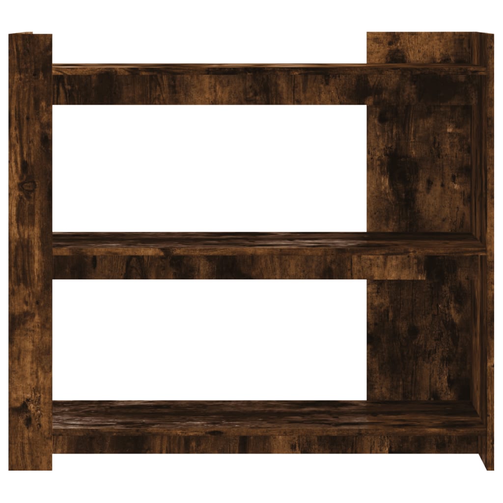 Wandtafel 100x35x90 cm bewerkt hout gerookt eikenkleurig is nu te koop bij PeponiXL, paradijselijk wonen!