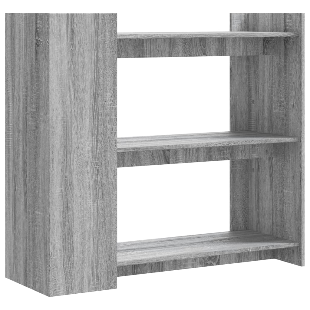 Wandtafel 100x35x90 cm bewerkt hout grijs sonoma eikenkleurig is nu te koop bij PeponiXL, paradijselijk wonen!