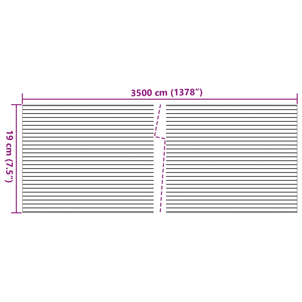 Tuinscherm 4 st marmergrindpatroon 35x0,19 m PVC grijs is nu te koop bij PeponiXL, paradijselijk wonen!