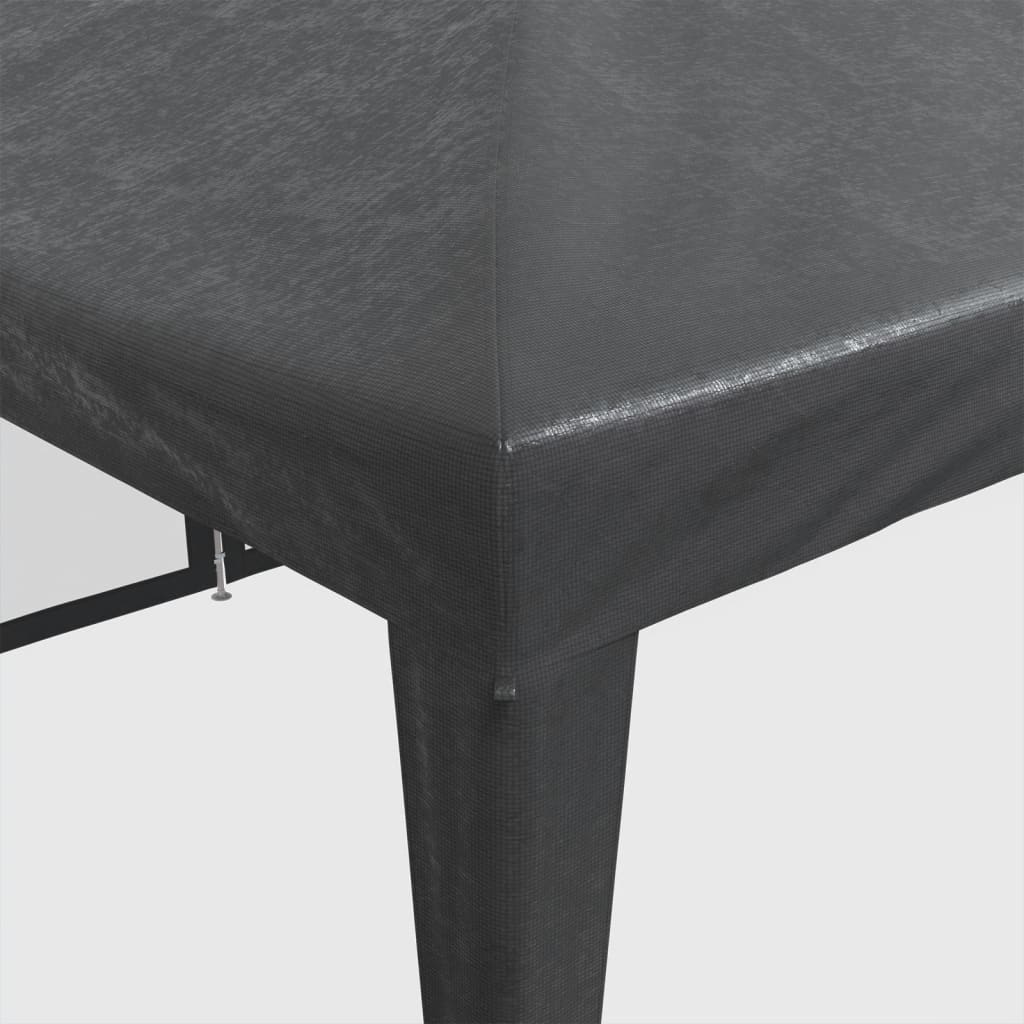 Partytent met 12 mesh zijwanden 8x4 m HDPE antracietkleurig is nu te koop bij PeponiXL, paradijselijk wonen!