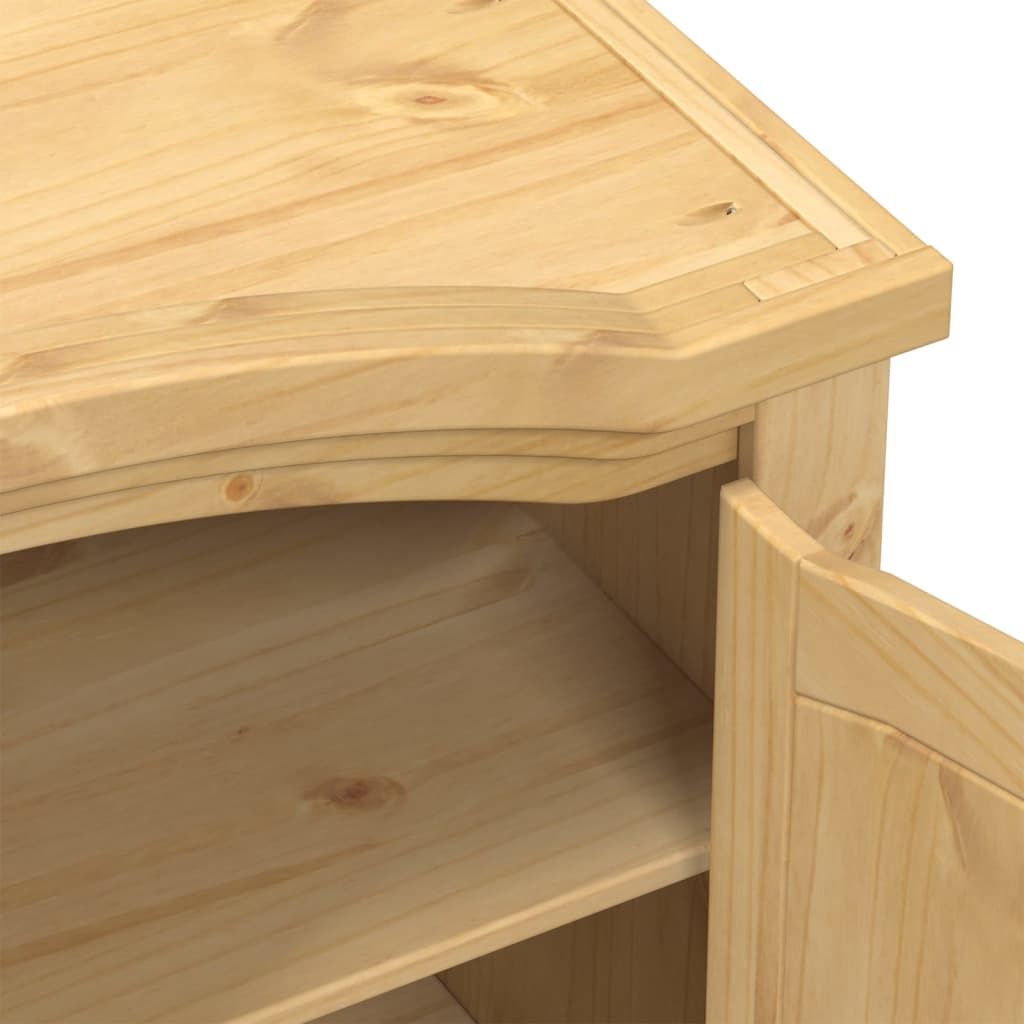 Kledingkast Corona 194x52x186 cm massief grenenhout is nu te koop bij PeponiXL, paradijselijk wonen!