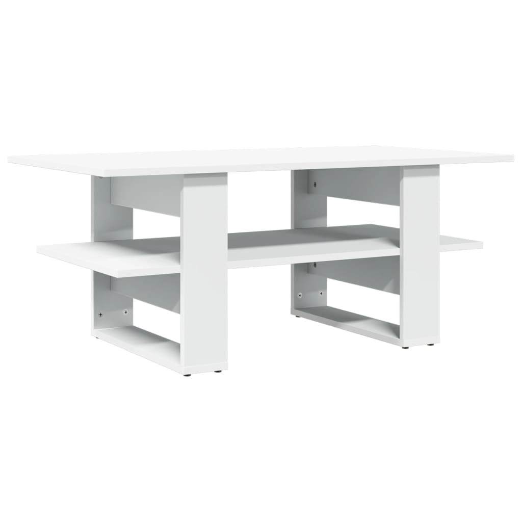 Salontafel 102x55x42 cm bewerkt hout zwart is nu te koop bij PeponiXL, paradijselijk wonen!