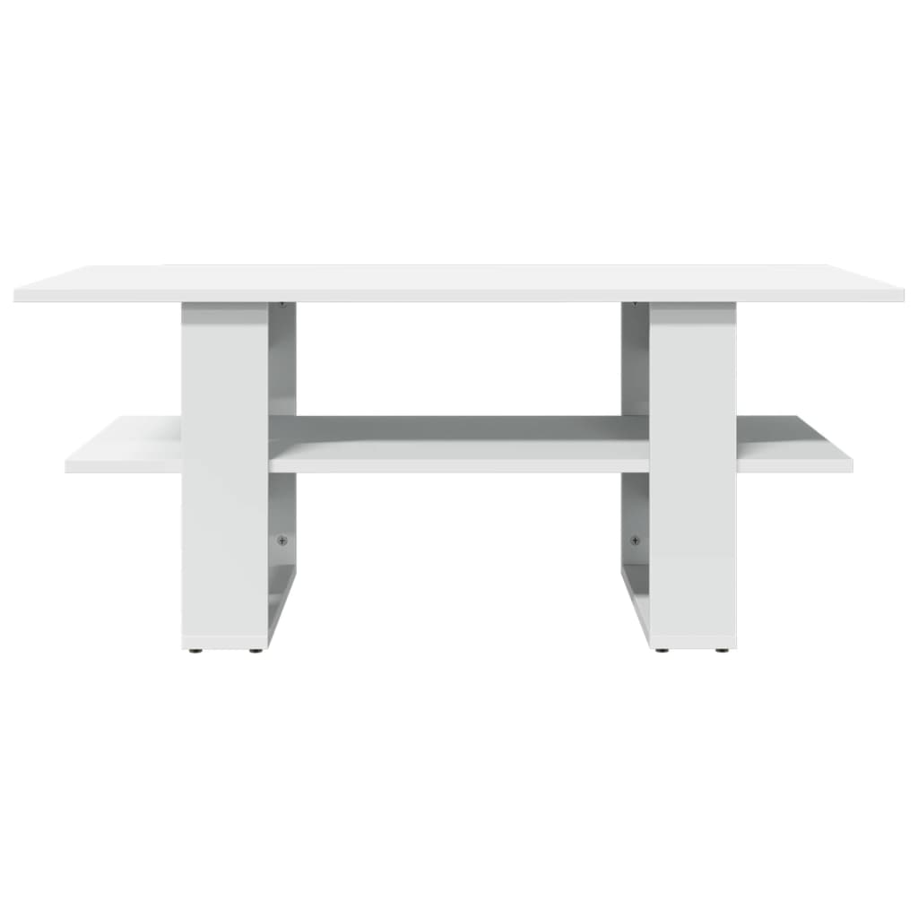Salontafel 102x55x42 cm bewerkt hout zwart is nu te koop bij PeponiXL, paradijselijk wonen!