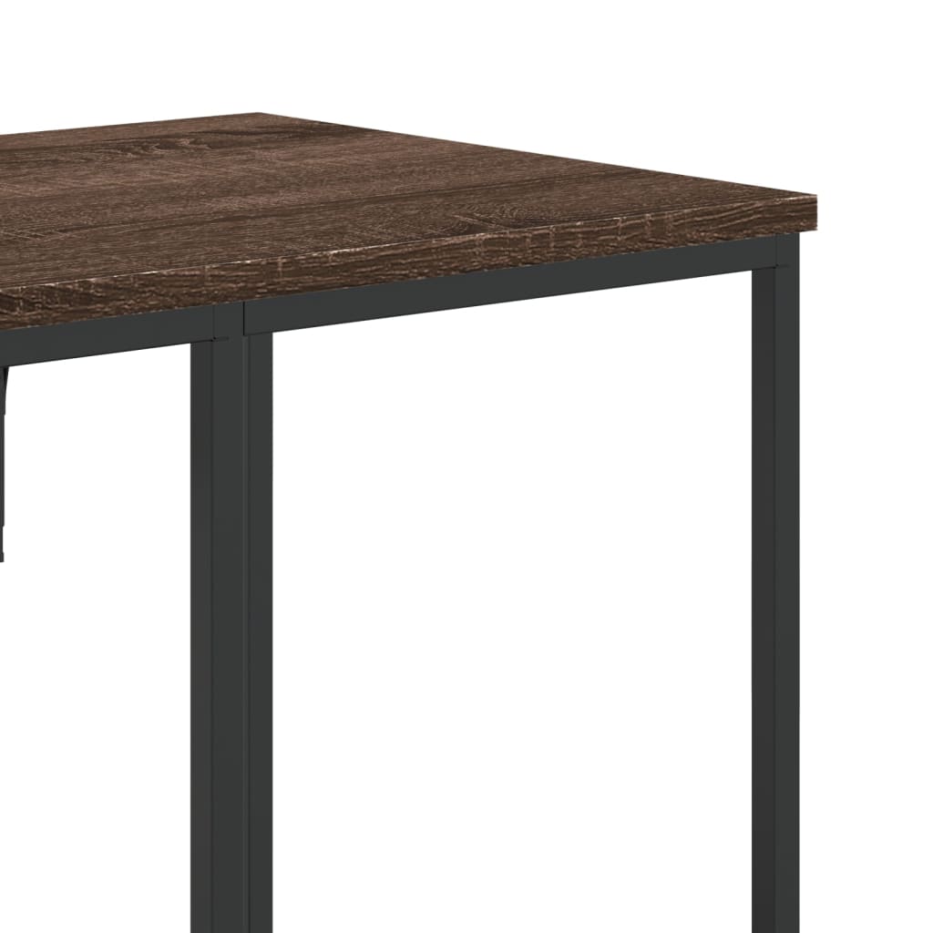 Kledingrek met schappen bewerkt hout bruin eikenkleur is nu te koop bij PeponiXL, paradijselijk wonen!