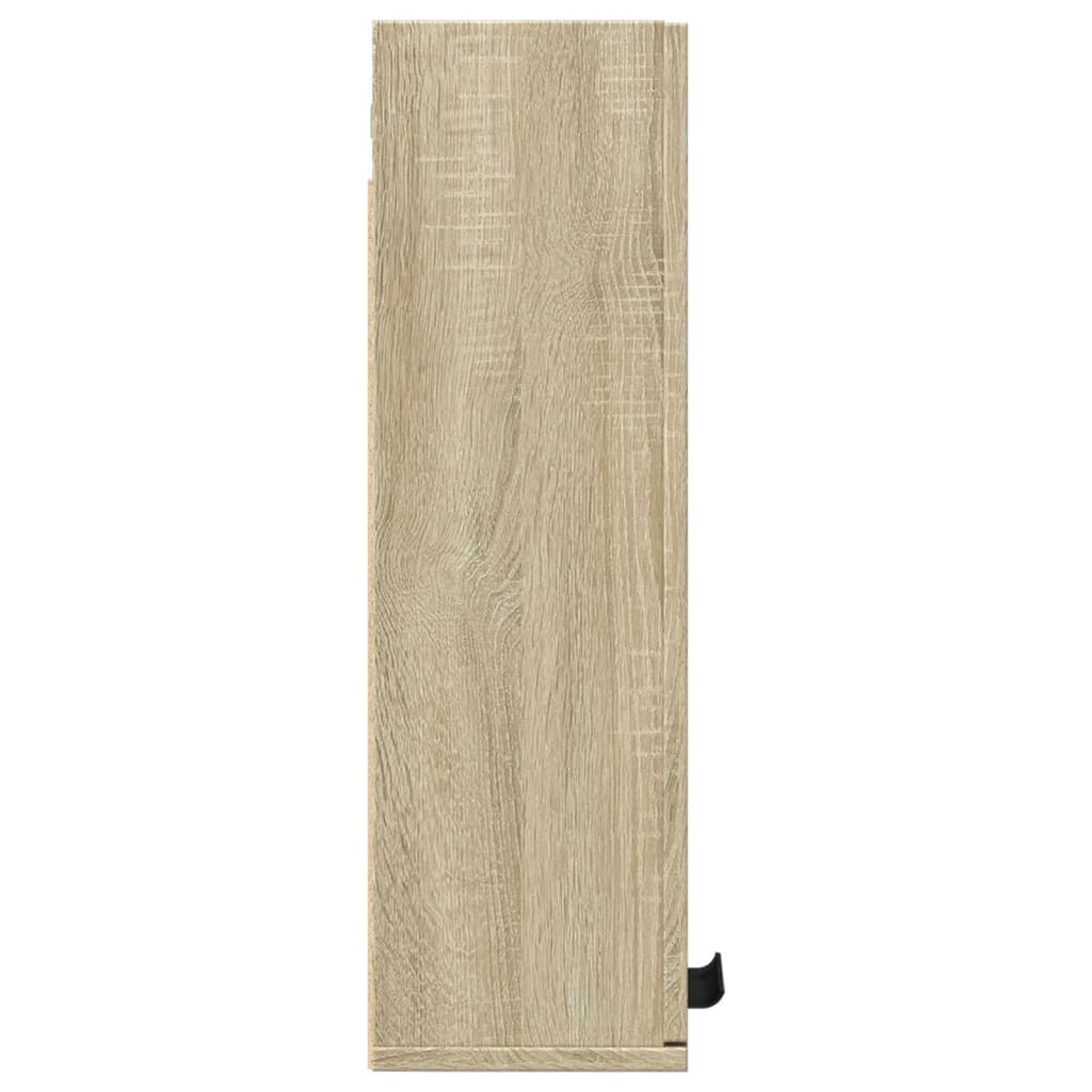 Badkamerkast wandgemonteerd 32x20x67 cm sonoma eikenkleurig is nu te koop bij PeponiXL, paradijselijk wonen!