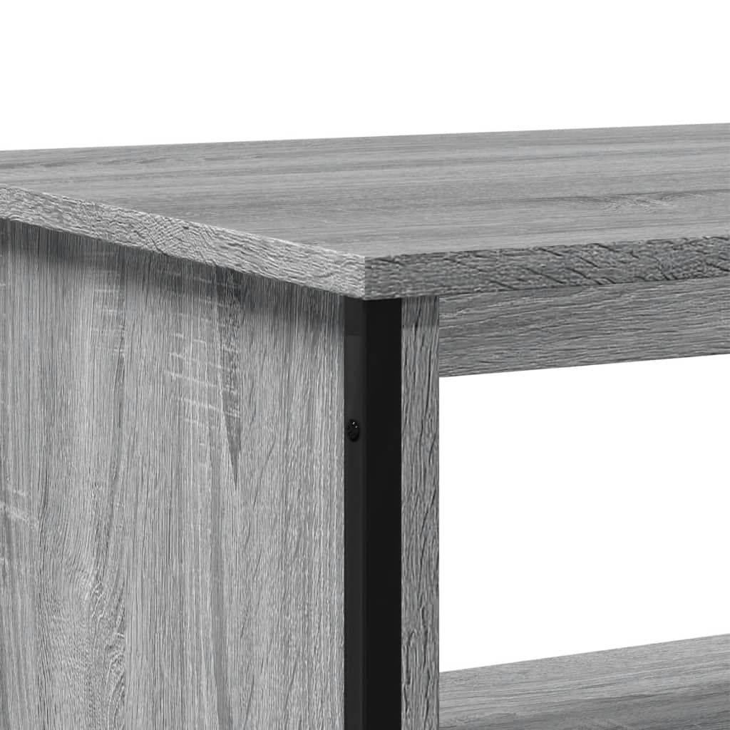 Salontafel 100x51x40 cm bewerkt hout grijs sonoma is nu te koop bij PeponiXL, paradijselijk wonen!