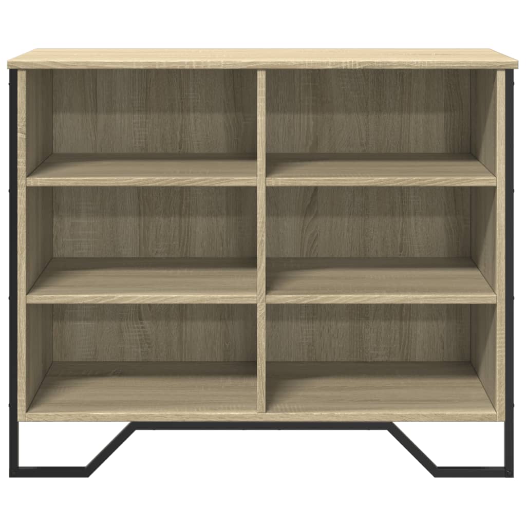 Dressoir 91x35,5x74,5 cm bewerkt hout sonoma eikenkleurig is nu te koop bij PeponiXL, paradijselijk wonen!