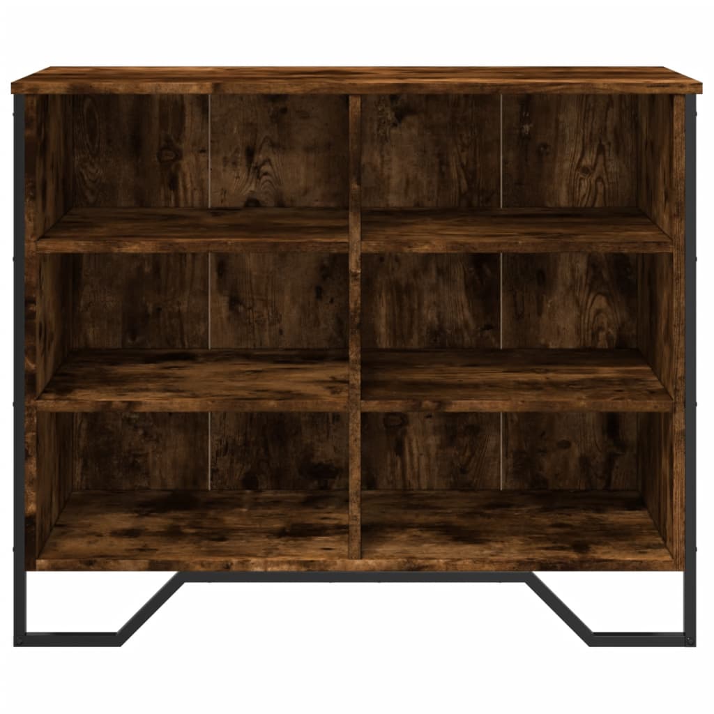 Dressoir 91x35,5x74,5 cm bewerkt hout gerookt eikenkleurig is nu te koop bij PeponiXL, paradijselijk wonen!