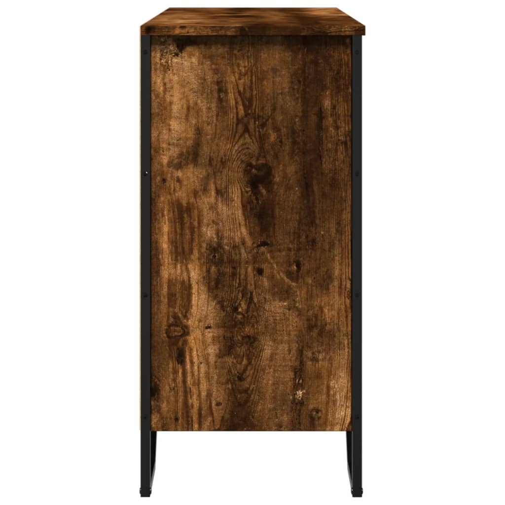 Dressoir 91x35,5x74,5 cm bewerkt hout gerookt eikenkleurig is nu te koop bij PeponiXL, paradijselijk wonen!