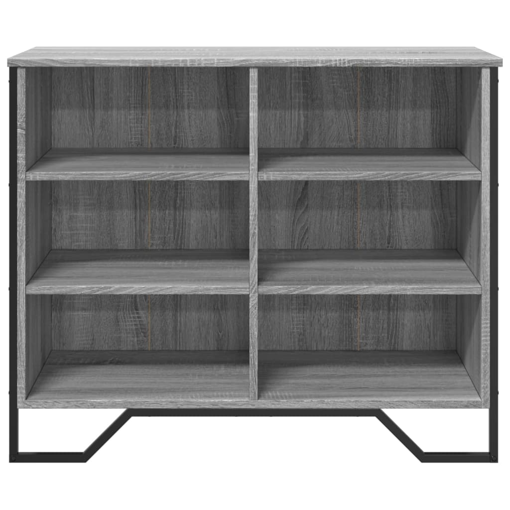 Dressoir 91x35,5x74,5 cm bewerkt hout grijs sonoma eikenkleurig is nu te koop bij PeponiXL, paradijselijk wonen!