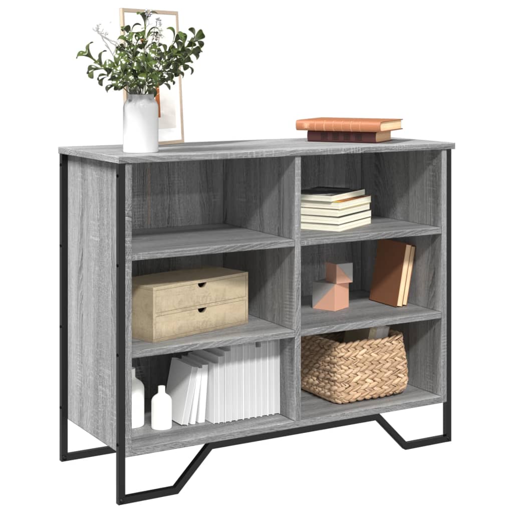 Dressoir 91x35,5x74,5 cm bewerkt hout grijs sonoma eikenkleurig is nu te koop bij PeponiXL, paradijselijk wonen!