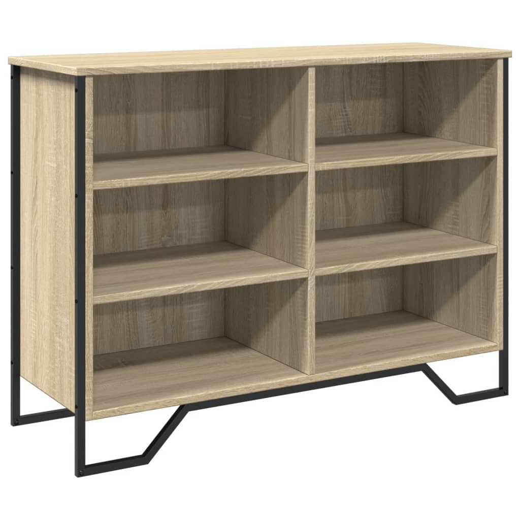 Dressoir 101x35,5x74,5 cm bewerkt hout sonoma eikenkleurig is nu te koop bij PeponiXL, paradijselijk wonen!