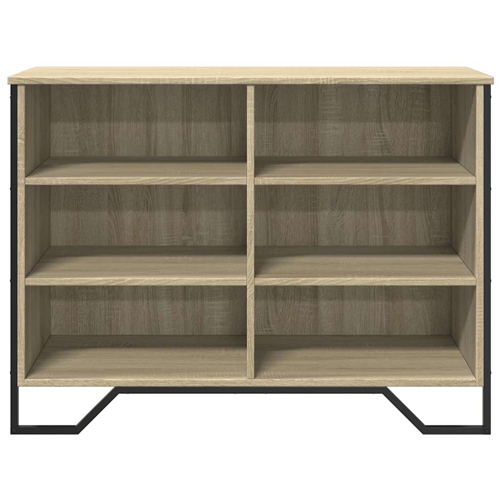 Dressoir 101x35,5x74,5 cm bewerkt hout sonoma eikenkleurig is nu te koop bij PeponiXL, paradijselijk wonen!