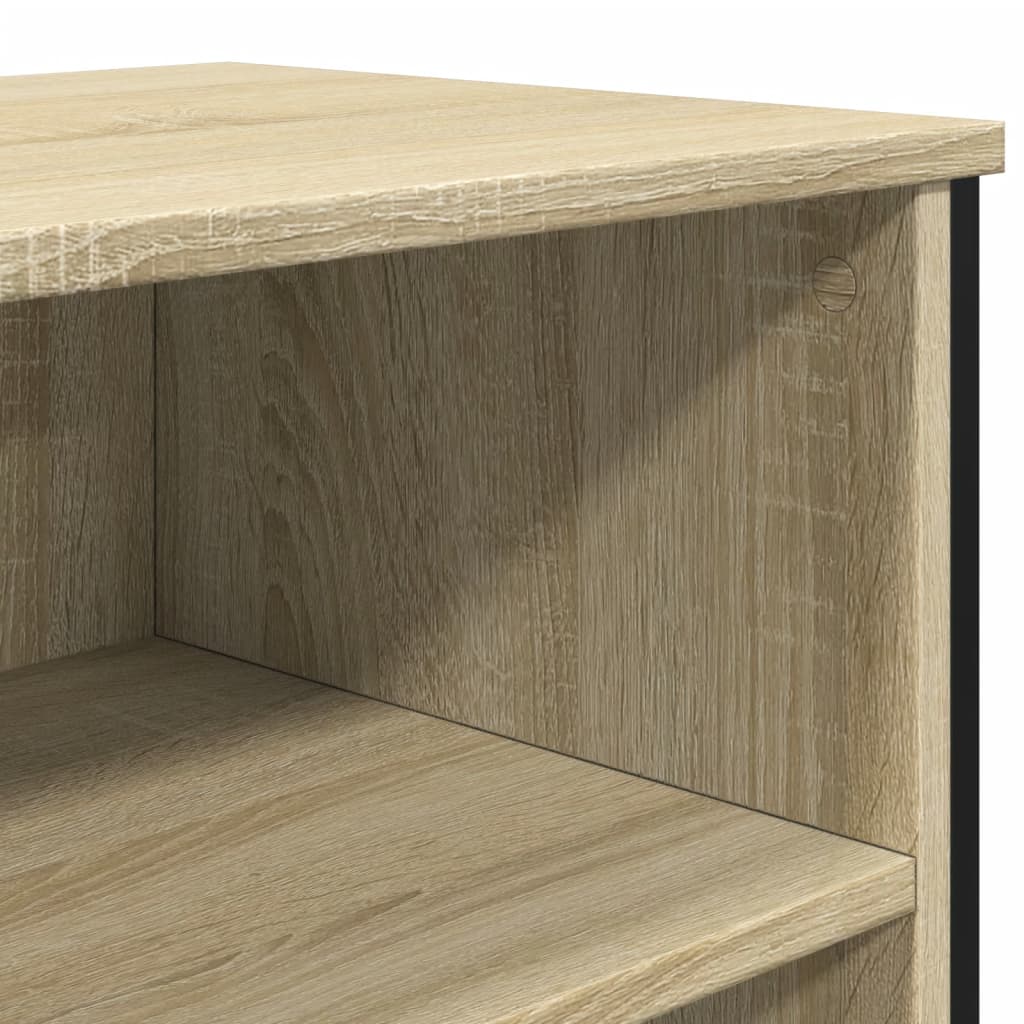 Dressoir 101x35,5x74,5 cm bewerkt hout sonoma eikenkleurig is nu te koop bij PeponiXL, paradijselijk wonen!