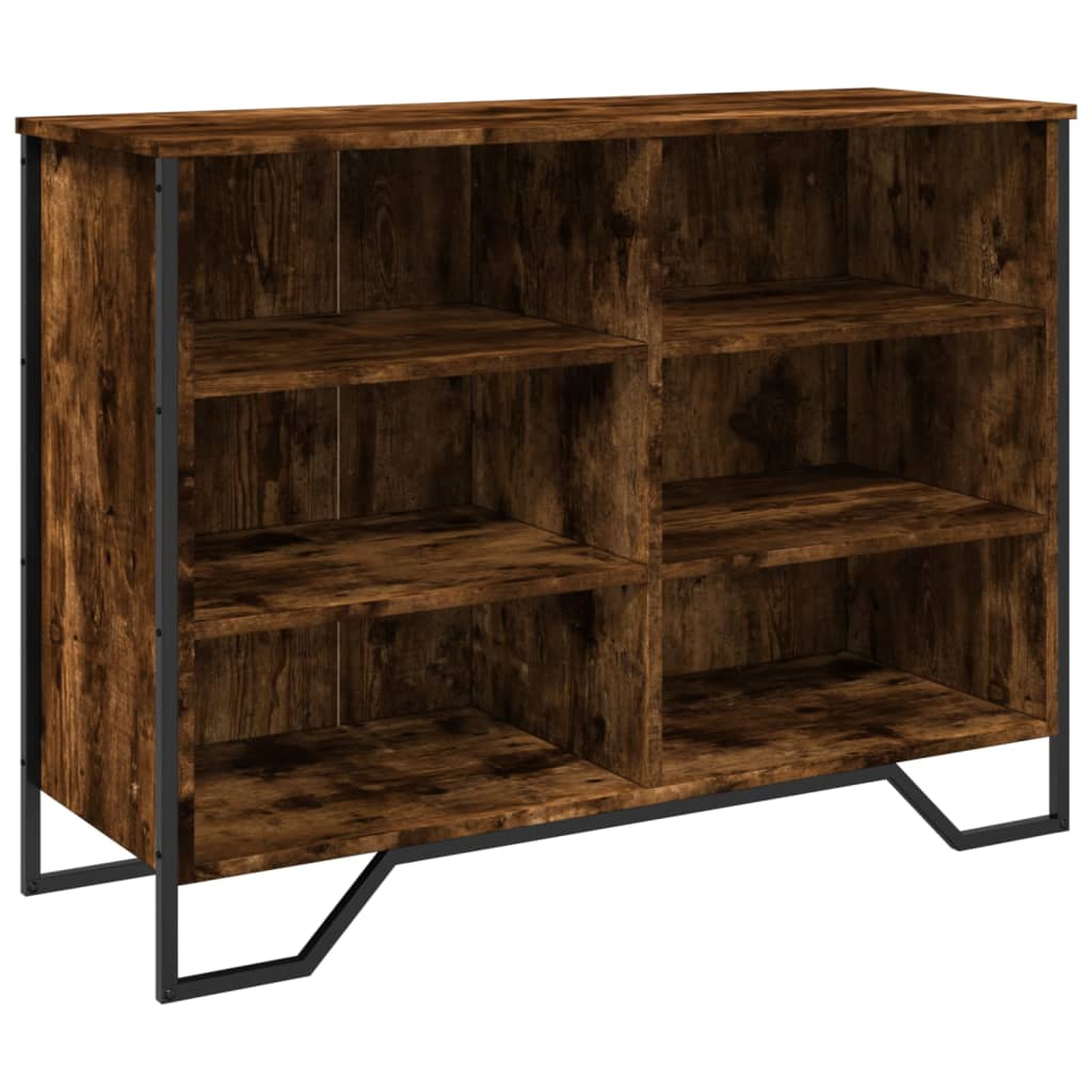 Dressoir 101x35,5x74,5 cm bewerkt hout gerookt eikenkleurig is nu te koop bij PeponiXL, paradijselijk wonen!
