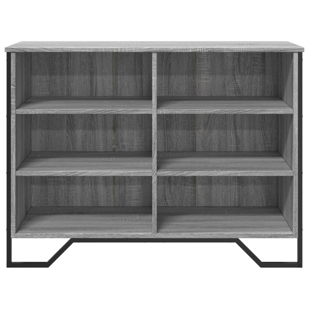Dressoir 101x35,5x74,5cm bewerkt hout grijs sonoma eikenkleurig is nu te koop bij PeponiXL, paradijselijk wonen!