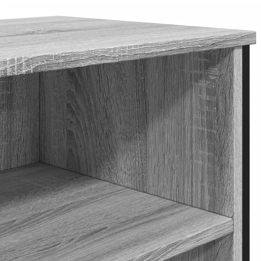 Dressoir 101x35,5x74,5cm bewerkt hout grijs sonoma eikenkleurig is nu te koop bij PeponiXL, paradijselijk wonen!