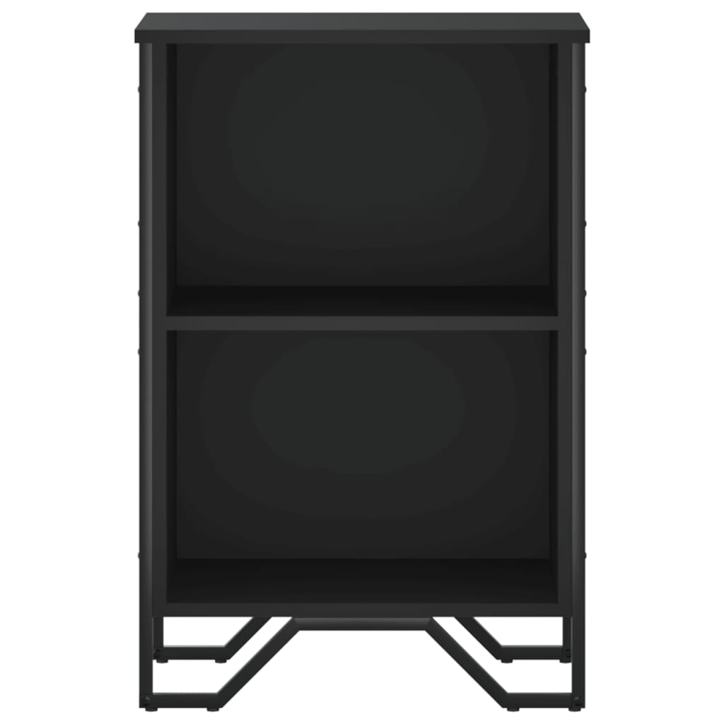 Boekenkast 50x31x74,5 cm bewerkt hout zwart is nu te koop bij PeponiXL, paradijselijk wonen!