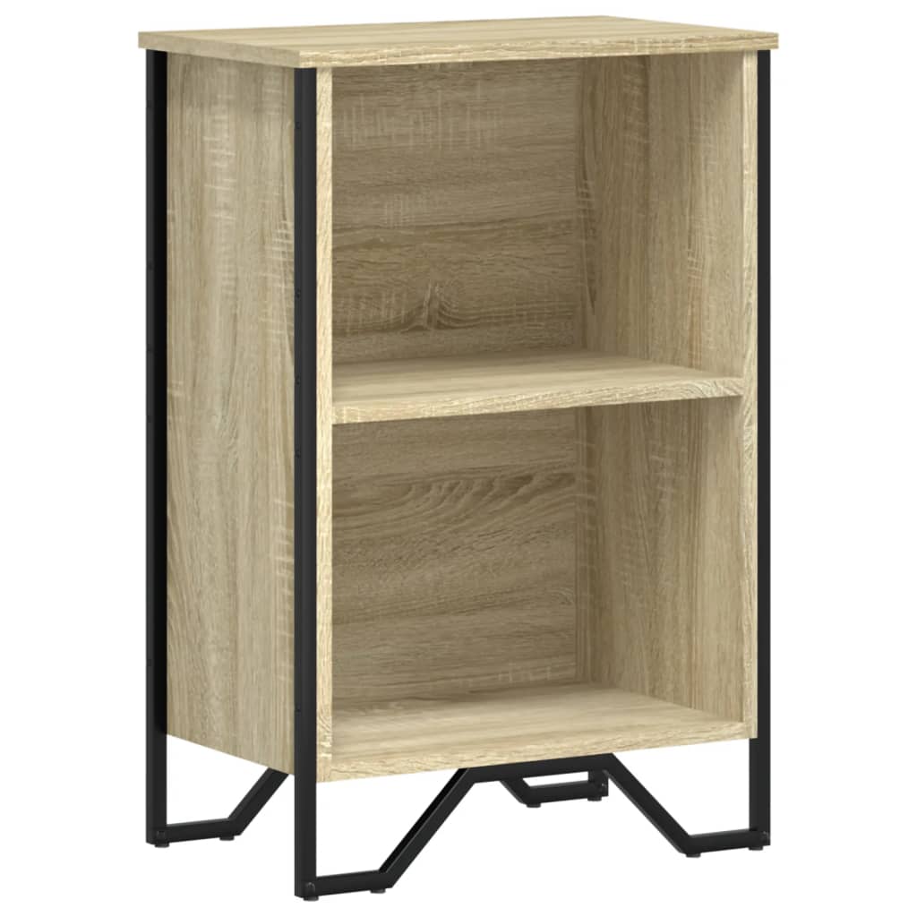 Boekenkast 50x31x74,5 cm bewerkt hout sonoma eikenkleurig is nu te koop bij PeponiXL, paradijselijk wonen!