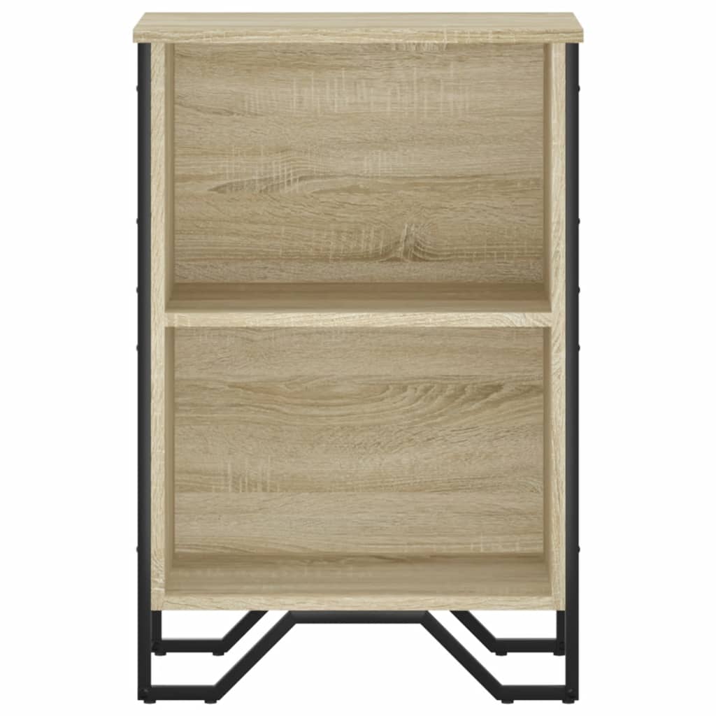 Boekenkast 50x31x74,5 cm bewerkt hout sonoma eikenkleurig is nu te koop bij PeponiXL, paradijselijk wonen!