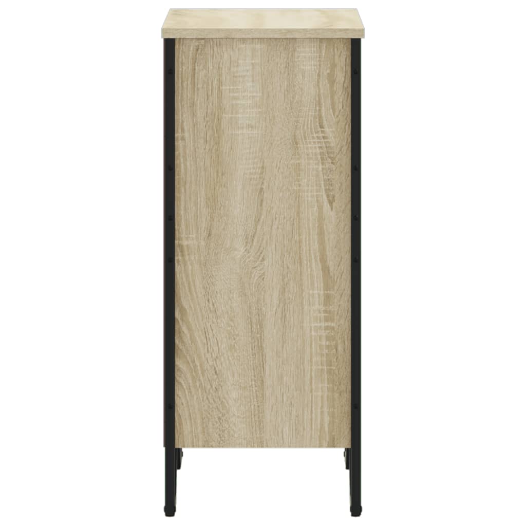 Boekenkast 50x31x74,5 cm bewerkt hout sonoma eikenkleurig is nu te koop bij PeponiXL, paradijselijk wonen!