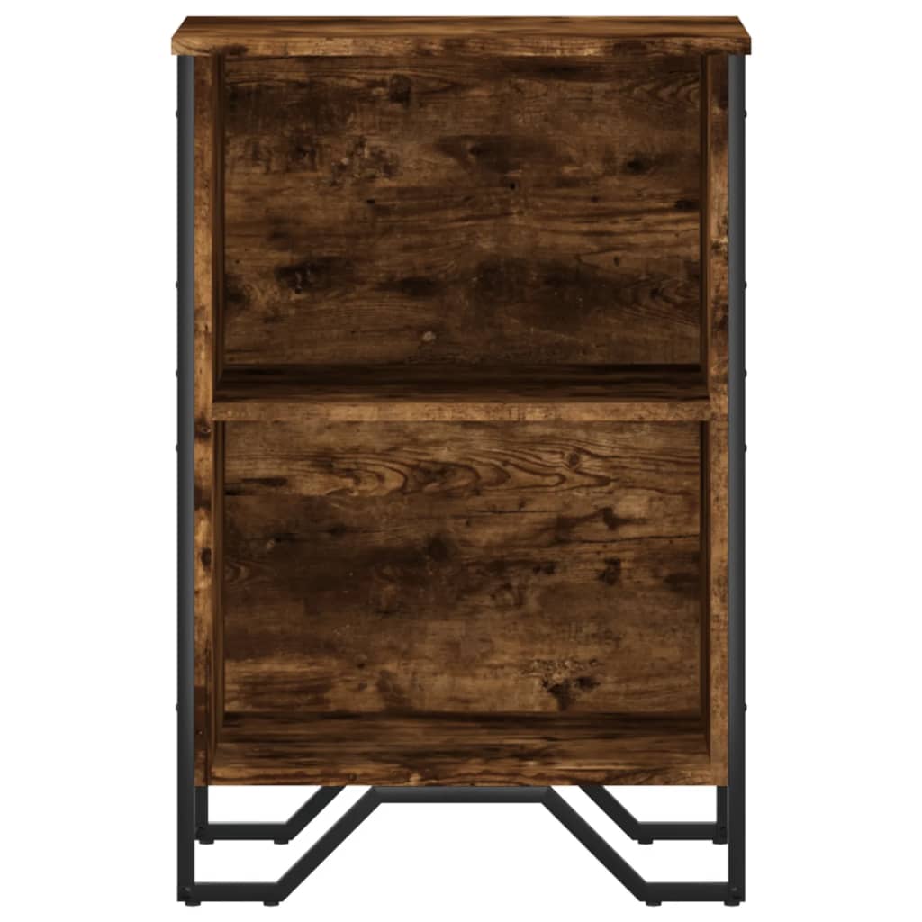 Boekenkast 50x31x74,5 cm bewerkt hout gerookt eikenkleurig is nu te koop bij PeponiXL, paradijselijk wonen!