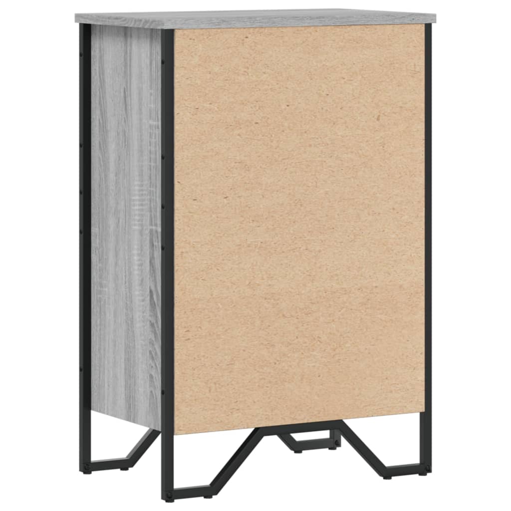 Boekenkast 50x31x74,5 cm bewerkt hout grijs sonoma eikenkleur is nu te koop bij PeponiXL, paradijselijk wonen!