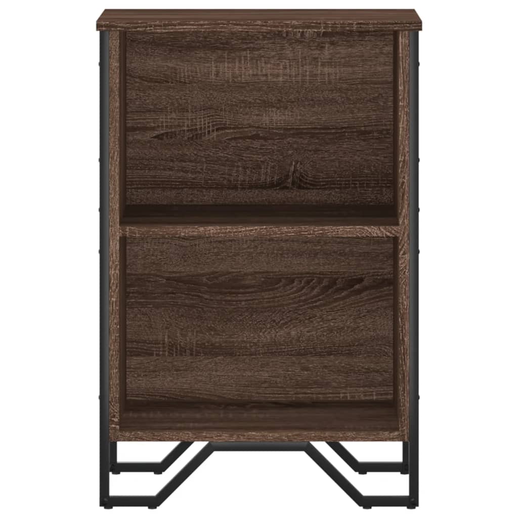 Boekenkast 50x31x74,5 cm bewerkt hout bruin eikenkleur is nu te koop bij PeponiXL, paradijselijk wonen!