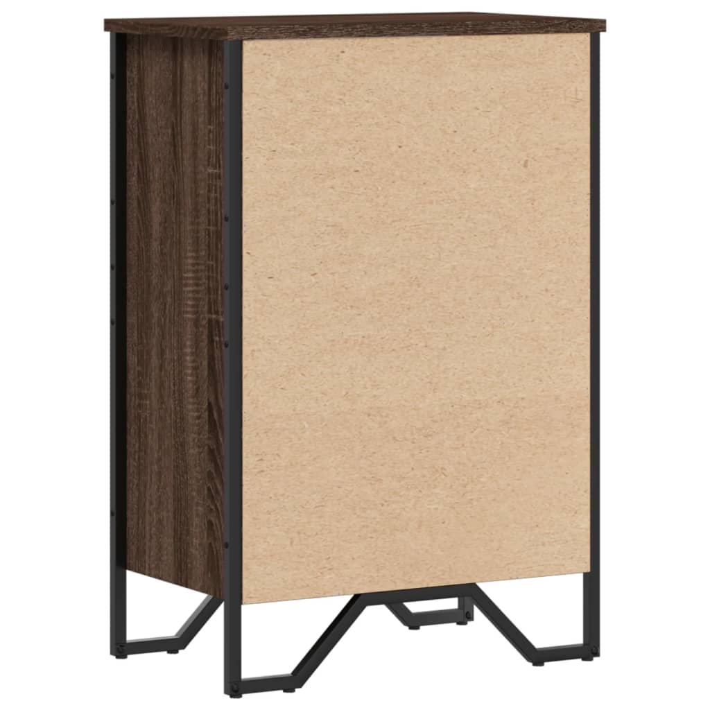 Boekenkast 50x31x74,5 cm bewerkt hout bruin eikenkleur is nu te koop bij PeponiXL, paradijselijk wonen!