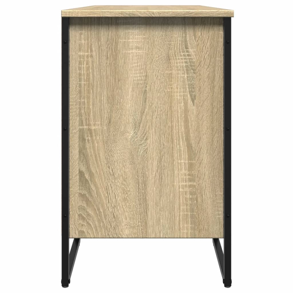 Schoenenkast 90x38x61,5 cm bewerkt hout sonoma eikenkleurig is nu te koop bij PeponiXL, paradijselijk wonen!