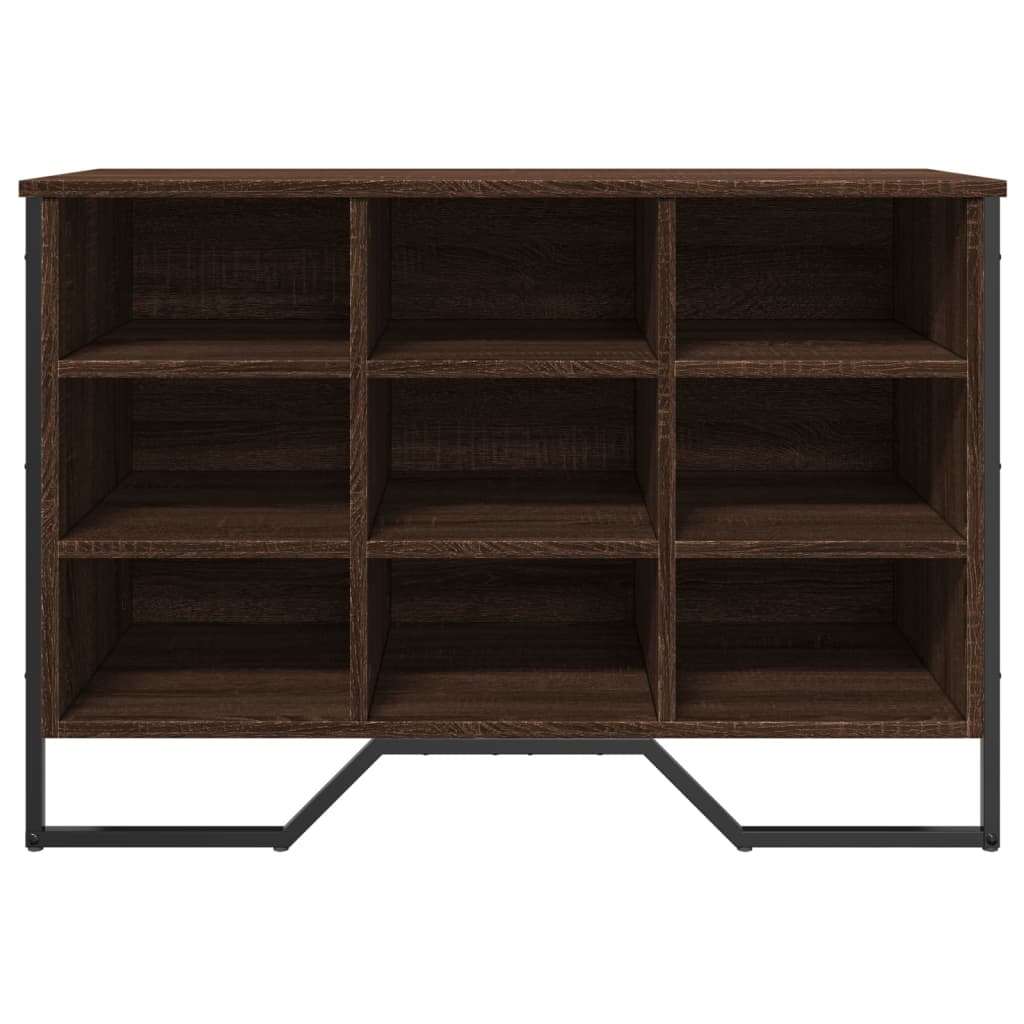 Schoenenkast 90x38x61,5 cm bewerkt hout bruin eikenkleurig is nu te koop bij PeponiXL, paradijselijk wonen!