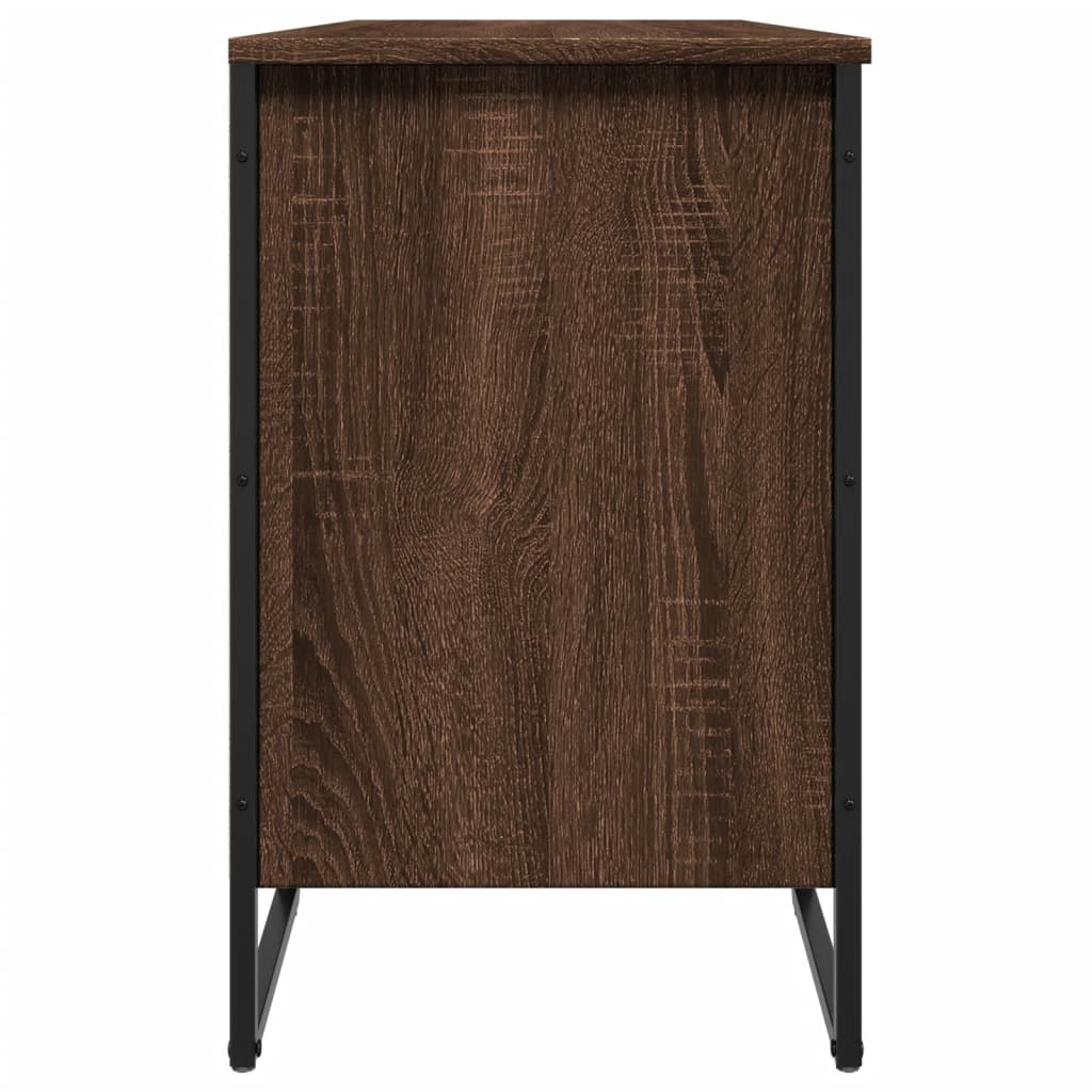 Schoenenkast 90x38x61,5 cm bewerkt hout bruin eikenkleurig is nu te koop bij PeponiXL, paradijselijk wonen!