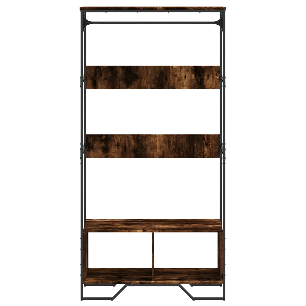 Kledingkast 90x50x180 cm bewerkt hout gerookt eikenkleurig is nu te koop bij PeponiXL, paradijselijk wonen!